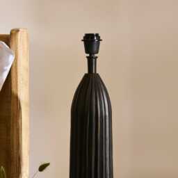 Stedham 52cm Metal Table Lamp Base - Black & Gold - thumbnail 4