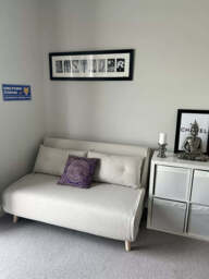 Una 2 Seater Double Sofa Bed - Oatmeal Linen - thumbnail 5
