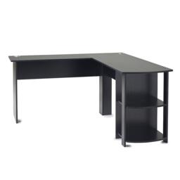 Essie L Shaped Desk in Black - thumbnail 6