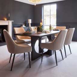 Maeve Clay Dining Chairs - Set of 2 - Black Legs - thumbnail 2