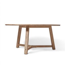 Shiro Wooden Round Garden Dining Table - 160cm - thumbnail 5