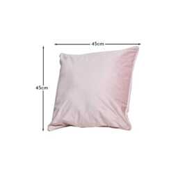 Alford 45x45cm Velvet Cushion Cover - Rose Pink - thumbnail 5