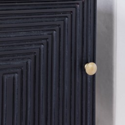 Rayna Bedside Table - Jet Black - thumbnail 5