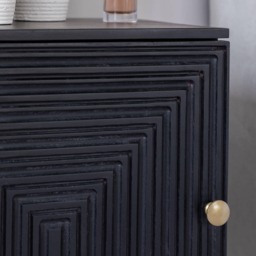 Rayna Bedside Table - Jet Black - thumbnail 6