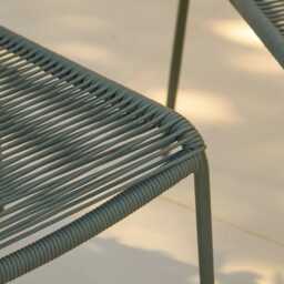 Ryder Khaki Green Rope Garden Chairs - Set of 2 - thumbnail 5