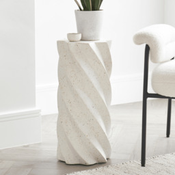 Bianca Pearl Terrazzo Concrete Side Table - thumbnail 1