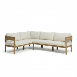 Imani 6 Seater Wooden Garden Corner Sofa Set with Dining Table - thumbnail 2