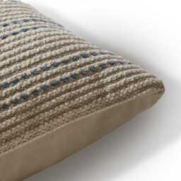 Elberton 45x45cm Cotton Striped Cushion Cover - Horizon Blue - thumbnail 6