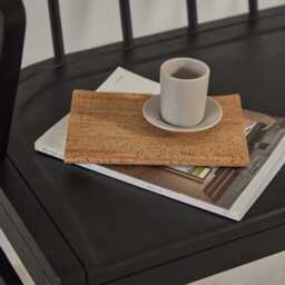 Mabel 3 Seater Bench - Black Oak - thumbnail 2