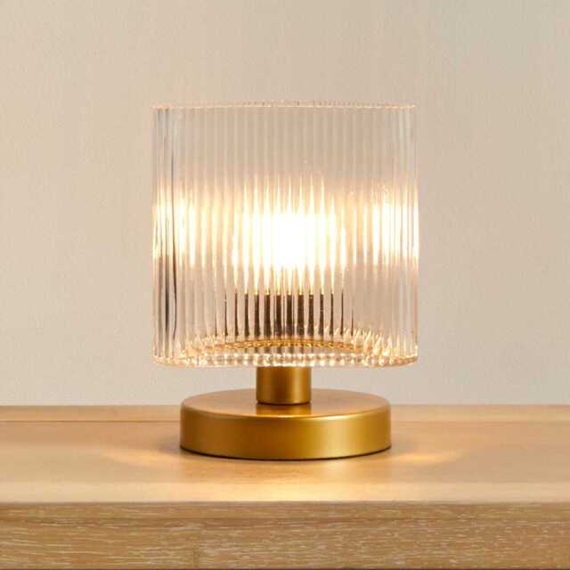 Edworth 20cm Table Lamp - Clear Glass - image 1