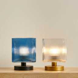 Edworth 20cm Table Lamp - Clear Glass - thumbnail 2