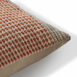 Elberton 55x35cm Cotton Striped Cushion Cover - Burnt Orange - thumbnail 6