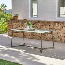 Wilder 6 Seater Metal Garden Dining Set with Wren Chairs - thumbnail 2