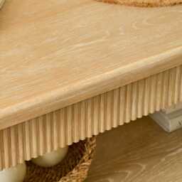 Raleigh Whitewash Coffee Table - thumbnail 3