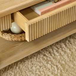 Raleigh Whitewash Coffee Table - thumbnail 4