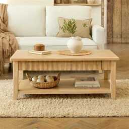 Raleigh Whitewash Coffee Table