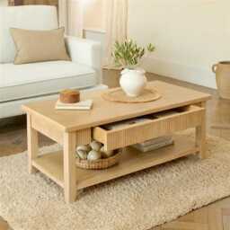 Raleigh Whitewash Coffee Table - thumbnail 5