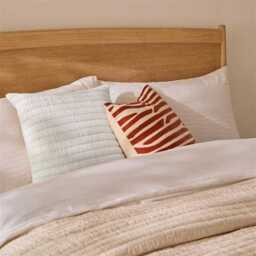 Malton 45 x 45cm Cotton Cushion Cover - White - thumbnail 2