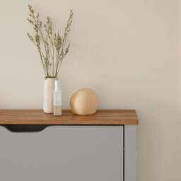 Windsor Shoe Cabinet - 3 Door - Grey - thumbnail 4