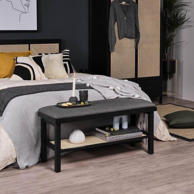 Charlie Hallway Bench - Black - image 1
