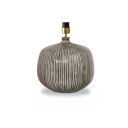 Tongham 31cm Ceramic Lamp Base - Dark Grey - thumbnail 5