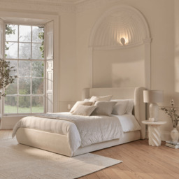 Hannah Double Ottoman Bed - Oyster White - thumbnail 6