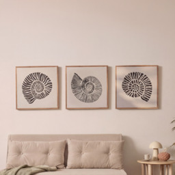 Newlyn 45x45cm Wall Art - Set of 3 - thumbnail 2