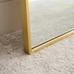 Hensall 140X40cm Metal Rectangular Mirror - Gold - thumbnail 5