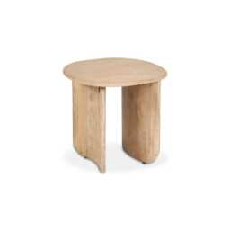 Imogen Chalked Mango Wood Side Table - thumbnail 3