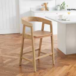 Ella Pale Oak Bar Stool