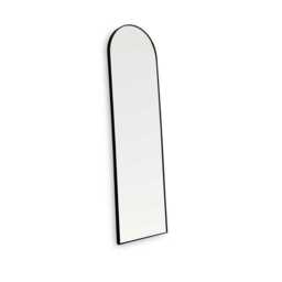 Ingham 170x50cm Full Length Arch Mirror - Black - thumbnail 6