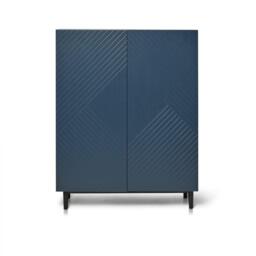 Jack Small Shoe Cabinet - Geometric - Blue - thumbnail 4