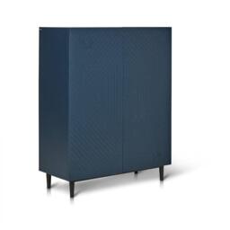 Jack Small Shoe Cabinet - Geometric - Blue - thumbnail 6