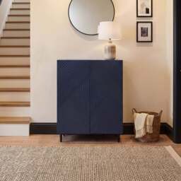 Jack Small Shoe Cabinet - Geometric - Blue