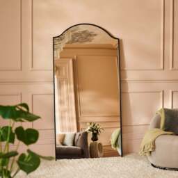 Soho 180x90cm Metal Mirror - Black - thumbnail 1
