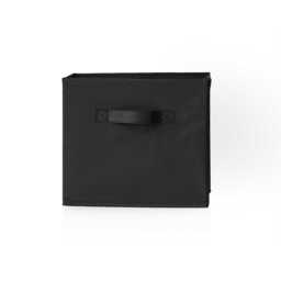 Cara 2 Tier Storage Unit / Chalk White Bookcase with Black Boxes - thumbnail 6