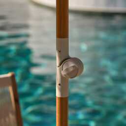 Oia Natural Parasol - 2m Round - thumbnail 5
