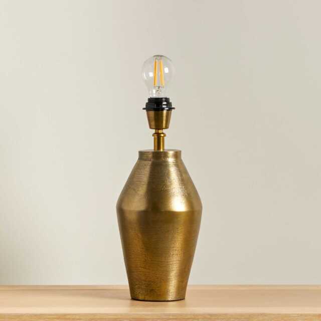 Thurlestone 29cm Metal Lamp Base - Gold - image 1