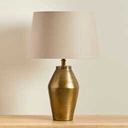 Thurlestone 29cm Metal Lamp Base - Gold - thumbnail 5