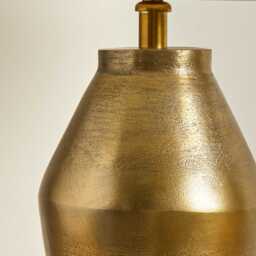 Thurlestone 29cm Metal Lamp Base - Gold - thumbnail 4
