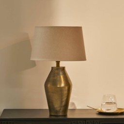 Thurlestone 29cm Metal Lamp Base - Gold - thumbnail 6