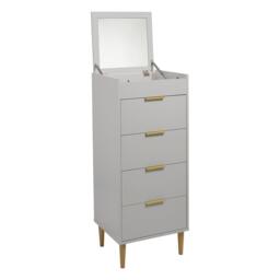 Gloria Tallboy - Grey & Brass Effect - thumbnail 6
