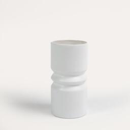 Ackton 25cm Ceramic Vase - White