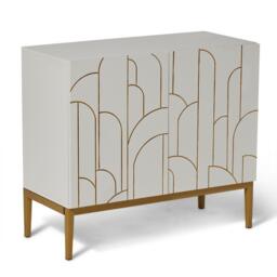 Gatsby 2 Door Small Sideboard - Snow White - thumbnail 5