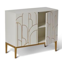 Gatsby 2 Door Small Sideboard - Snow White - thumbnail 6