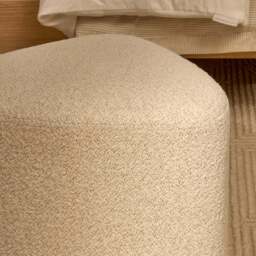 Alder Footstool - Oat Boucle - thumbnail 3