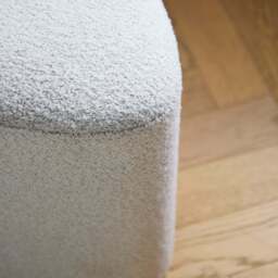 Alder Footstool - Oat Boucle - thumbnail 4
