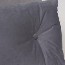 Una 2 Seater Double Sofa Bed - Grey Velvet - thumbnail 5