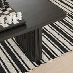 Orla Black Mango Wood Coffee Table - thumbnail 2