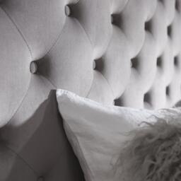 Cavill Fabric Double Size Bed - Grey - thumbnail 5
